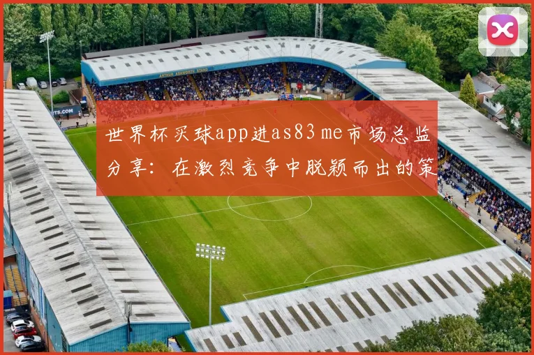 世界杯买球app进as83 me市场总监分享:在激烈竞争中脱颖而出的策略